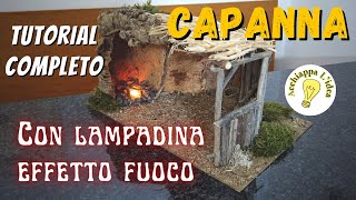 Capanna o grotta tutorial  Presepe fai da te [upl. by Iene984]