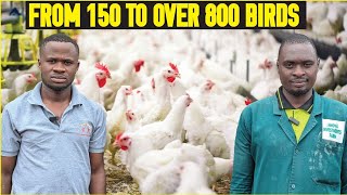 From Chicken vendors To starting with 150 Birds Now Owning A successful poultry farm [upl. by Blanch]