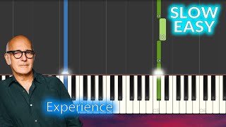 Ludovico Einaudi  Experience SLOW EASY Piano Tutorial [upl. by Antoinetta267]