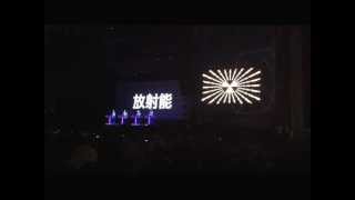 KRAFTWERK RADIOACTIVITY FUKUSHIMAremix at ZURICH OPENAIR 20120825 [upl. by Enialb464]