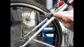 Further Bicycle Brake Adjustments [upl. by Ellinej549]