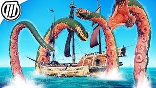 Sea of Thieves KRAKEN ATTACK Gameplay [upl. by Enalahs318]