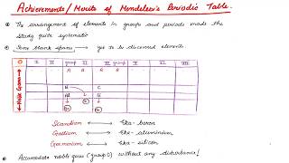 Periodic Classification of Elements class 10 part 3  Merits of Mendeleevs Periodic Table [upl. by Iam]