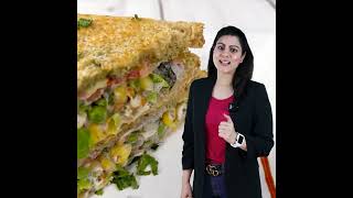 Healthy Corn amp Peas Sandwich  Perfect Snack or Lunch  Quick Breakfast amp Snacks  Dt Natasha Mohan [upl. by Deehahs]