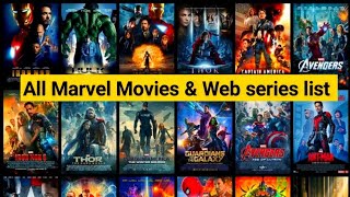 All Marvel Movies And Series  In Order [upl. by Koenig484]