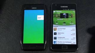 Nokia X7 vs Samsung Galaxy S II quotFace Offquot [upl. by Colwell]