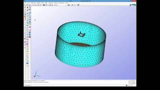 SeaFEM application example Tension Leg Platform TLP structure in irregular waves [upl. by Keligot]