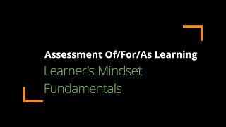 Assessment as Learning [upl. by Balcke]