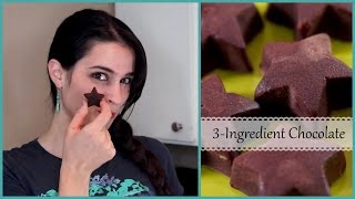 How to make 3Ingredient Chocolate with coconut oil  Jenny Lynne [upl. by Aili]