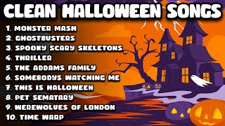 Clean Halloween Songs Playlist 🎃 Clean Halloween Music for School  Classroom [upl. by Drucie]