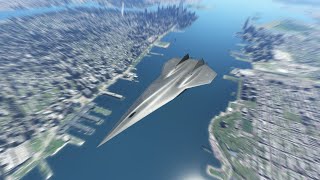 What does Mach 50 look like at ground level LA to NYC [upl. by Atiekahs432]