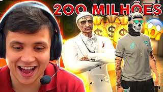 ROUBEl 200 MILHÕES ISSO MESMO no GTA RP 😱 Paulinho o LOKO [upl. by Yelsehc745]