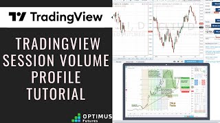 NEW TRADINGVIEW CHART TYPE Session Volume Profile  Now Available at Optimums Futures [upl. by Nitsirhc]