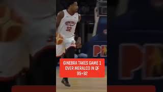 Ginebra Highlights Game 1 QF [upl. by Ahsimat]