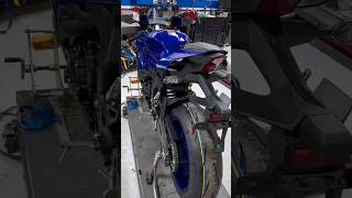 Racing blue R1💙🥰Yamaha R1 superbike🔥automobile yamahar1 superbike shortsviral trending ytshort [upl. by Relyt]