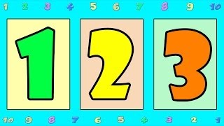 Numbers Songs Collection Counting 1 to 10  Kids Learn to Count Baby Toddler Songs [upl. by Dlaniger5]