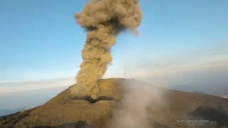 ETNA VOLCANO EXPLOSION FPV DRONE Cinematic 4K [upl. by Cranford607]