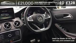 2015 MERCEDESBENZ GLA 200 D AMG LINE AUTO  £21000  £0 DEPOSIT £328 PER MONTH [upl. by Fraze]