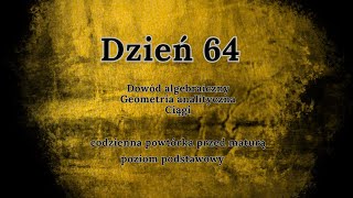 64 dzień  Codzienna powtórka przed maturą  podstawa [upl. by Aicele578]