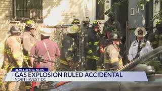 Gas explosion that injured 1 in DC ruled accidental [upl. by Hesoj255]