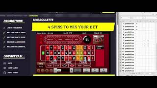 Live dealer roulette strategy street pro 4 Spins to win [upl. by Imhsar163]