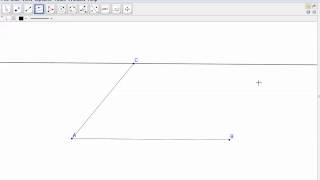 GeoGebra Tutorial How to construct a parallelogram [upl. by Feldt616]