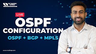 OSPF Configuration  OSPF BGP MPLS batch [upl. by Esele]