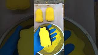 Our Custom Bath Bomb Mold  Minion [upl. by Wiatt]