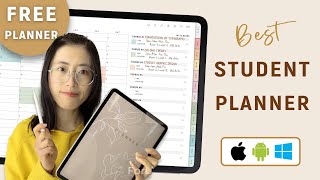 Best Student Digital Planner  FREE Goodnotes Student Planner [upl. by Attiuqal229]