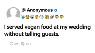 I served vegan food at my wedding without telling guests [upl. by Bouton]