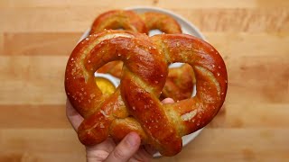 Homemade Soft Pretzels [upl. by Nwahsyt]