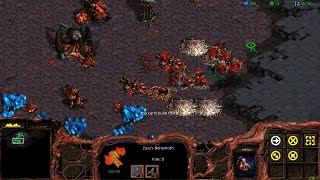 StarCraft Remastered Alternate  Zerg Campaign Renegade War Mission 8  The Great Assault [upl. by Atinid]