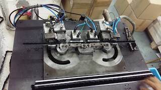 Strip brush bending machine [upl. by Aropizt]