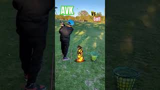 6 Years old Leo playing Golf for the first time shorts golf avkstudio [upl. by Nnyleak]