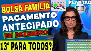 CALENDÁRIO DE PAGAMENTO MÊS DE DEZEMBRO ANTECIPADO ABONO NATALINO E DÉCIMO TERCEIRO NO AUXÍLIO BRASI [upl. by Liz]