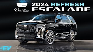 Refreshed 2024 Cadillac Escalade EV  If AllElectric or Hybrid comes with Body Restyle in 2023 [upl. by Miarfe744]