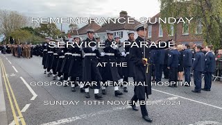 Gosport Remembrance Service 2024 [upl. by Wurster]