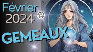 Gémeaux ♊️ Février 2024 🔮En marche vers l’abondance [upl. by Newberry]