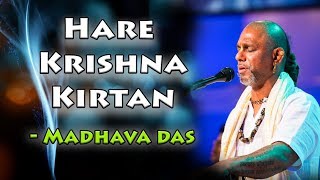 Hare Krishna Heart Touching Kirtan by Madhava Das at ISKCON Chowpatty [upl. by Vallonia]