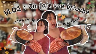 Je fais une brioche parce que Noel arrive et jai faim VLOG 🎅❄️🎀 [upl. by Annovahs]