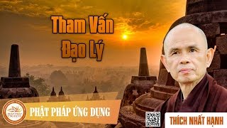 Tham Vấn Đạo Lý  Thiền Sư Thích Nhất Hạnh [upl. by Sabir]