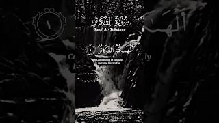 Surah AtTakathur viral quran egzonibrahimiofficial1977 shorts quranrecitation [upl. by Thurlough97]