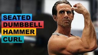 Seated Dumbbell Hammer Curls  Proper Technique 💪 [upl. by Gauntlett]