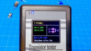 Multifunction Transistor Tester Mega328  18quot LCD Display  First Look amp Test [upl. by Cristen]