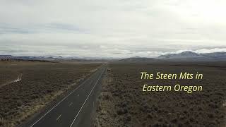 Oregons Steens Mountains from 100 miles east of the city of Burns Oregon [upl. by Scornik]