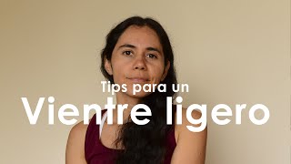 Tips para un vientre ligero [upl. by Arvin]