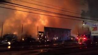 Lemoyne lumber yard fire [upl. by Anitsahs40]