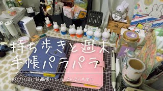 【手帳】持ち歩きのミニ6と週末手帳のミニ6をパラパラしました【最後の方雑音少し有り申し訳ございません】 [upl. by Adriana]