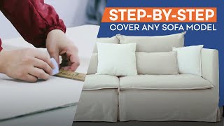 How to Make a Sofa Cover  Comfort Works Slipcovers [upl. by Therese]