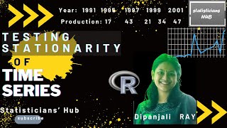 Learn Testing Stationarity of Time Series in R in less than 5 Minutes [upl. by Blank319]